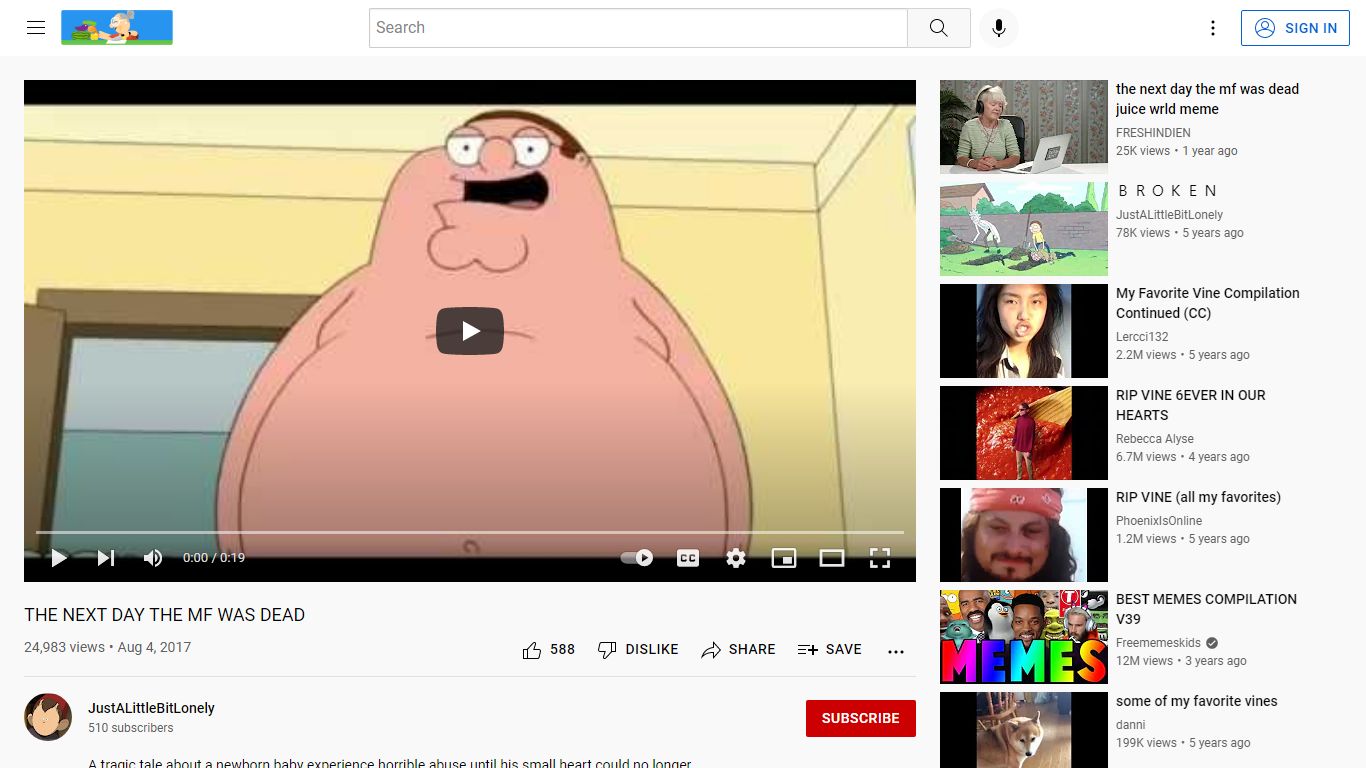 THE NEXT DAY THE MF WAS DEAD - YouTube