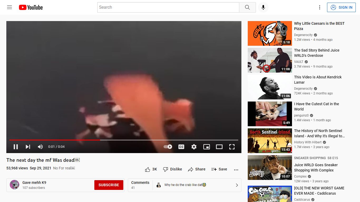 The next day the mf Was dead - YouTube